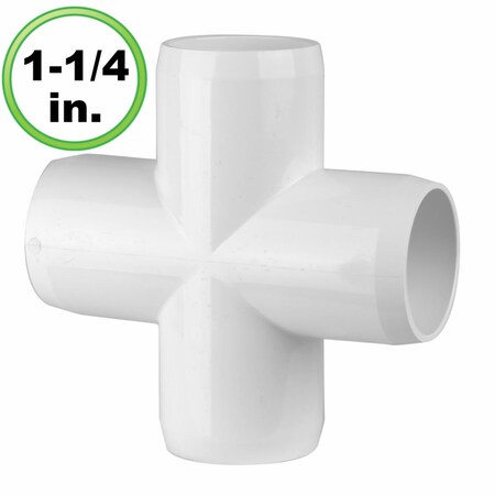Circo Innovations 1.25 in. 4-Way x PVC Fitting Cross 134-F
